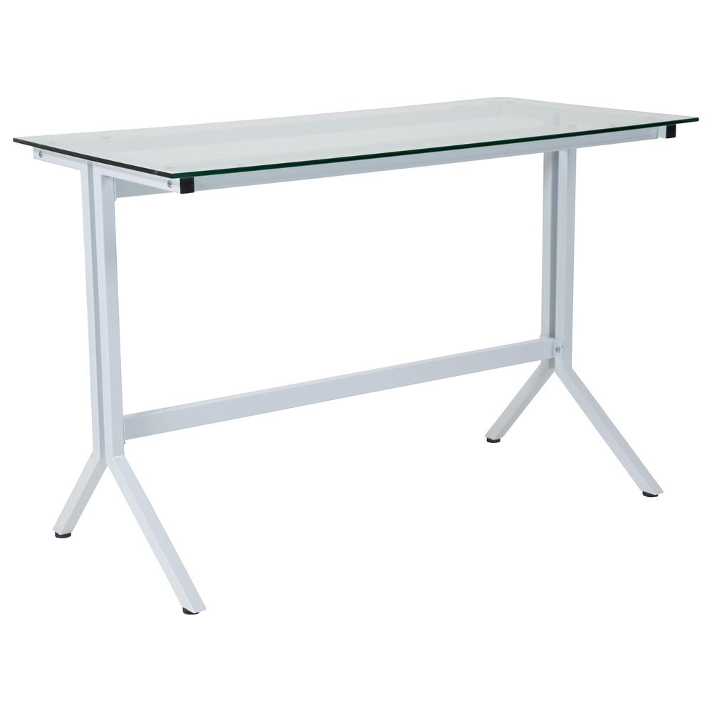 Flash Furniture Winfield Desk in White, , large