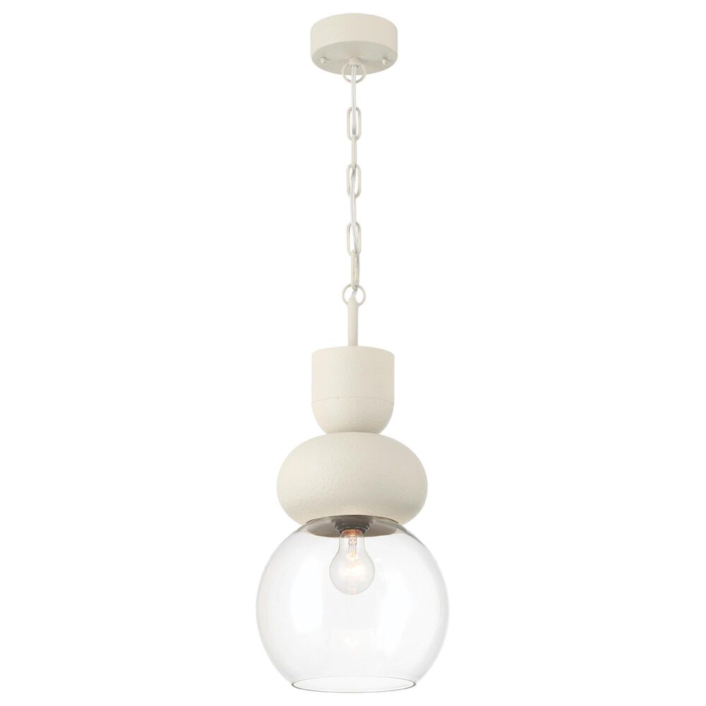 Creative Coop Cannon 1-Light Pendant in Ivory, , large