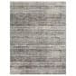 Surya Presidential PDT-2309 7"9" x 10"3" Charcoal, Ivory and Blue Area Rug, , large