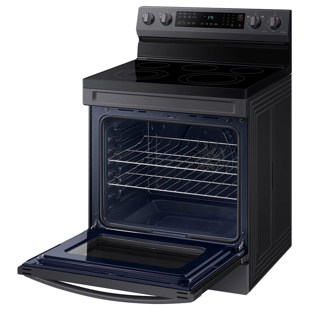 Samsung 6.3 Cu. Ft. Freestanding Electric Range with No-Preheat Air Fry in Black Stainless Steel, , large