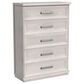Mayberry Hill Avalanche 5-Drawer Chest in Antique White, , large