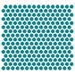 Dal-Tile Color Wheel Ocean Blue 13" x 11" Ceramic Mosaic Sheet, , large