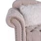 Morden Fort America Stationary Loveseat in Beige Velvet, , large