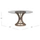 Bassett Mirror Company Sheffield and Buxton 5-Piece Round Dining Set in Weathered Natural, , large