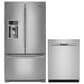 Maytag 2-Piece Kitchen Package with 36" French Door Refrigerator and Dishwasher in Stainless Steel, , large