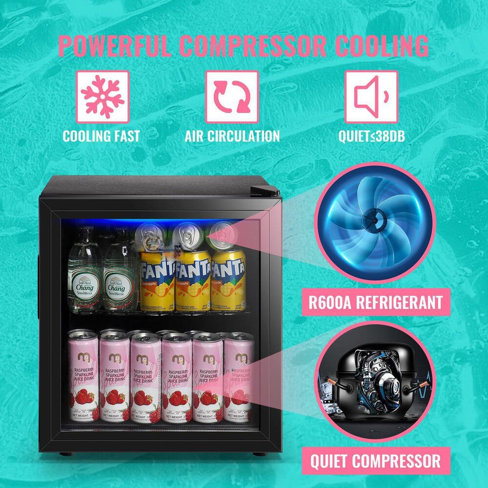 HOMLUX 1.7 Cu. Ft. Beverage Center in Black, , large