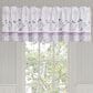 J. Queen New York Nola 88" x 18" Window Straight Valance in Lavender and Lilac, , large