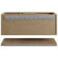 James Martin Allamari 48" Single Bathroom Vanity in Dune Mist with 3 cm White Zeus Silestone Top and Rectangular Sink, , large