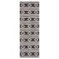 Safavieh Micro-Loop MLP153H 2"6" x 9" Charcoal and Ivory Runner, , large