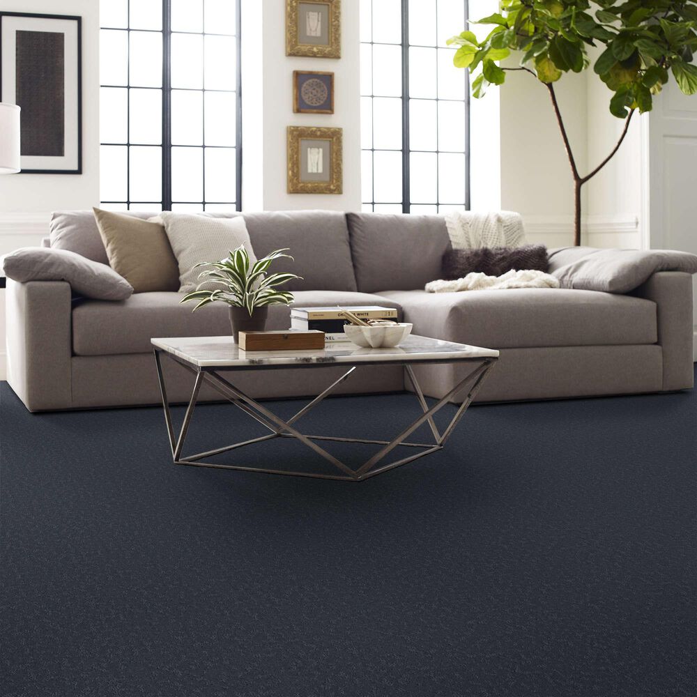 Shaw Clever Choice Carpet in Deep Atlantic, , large