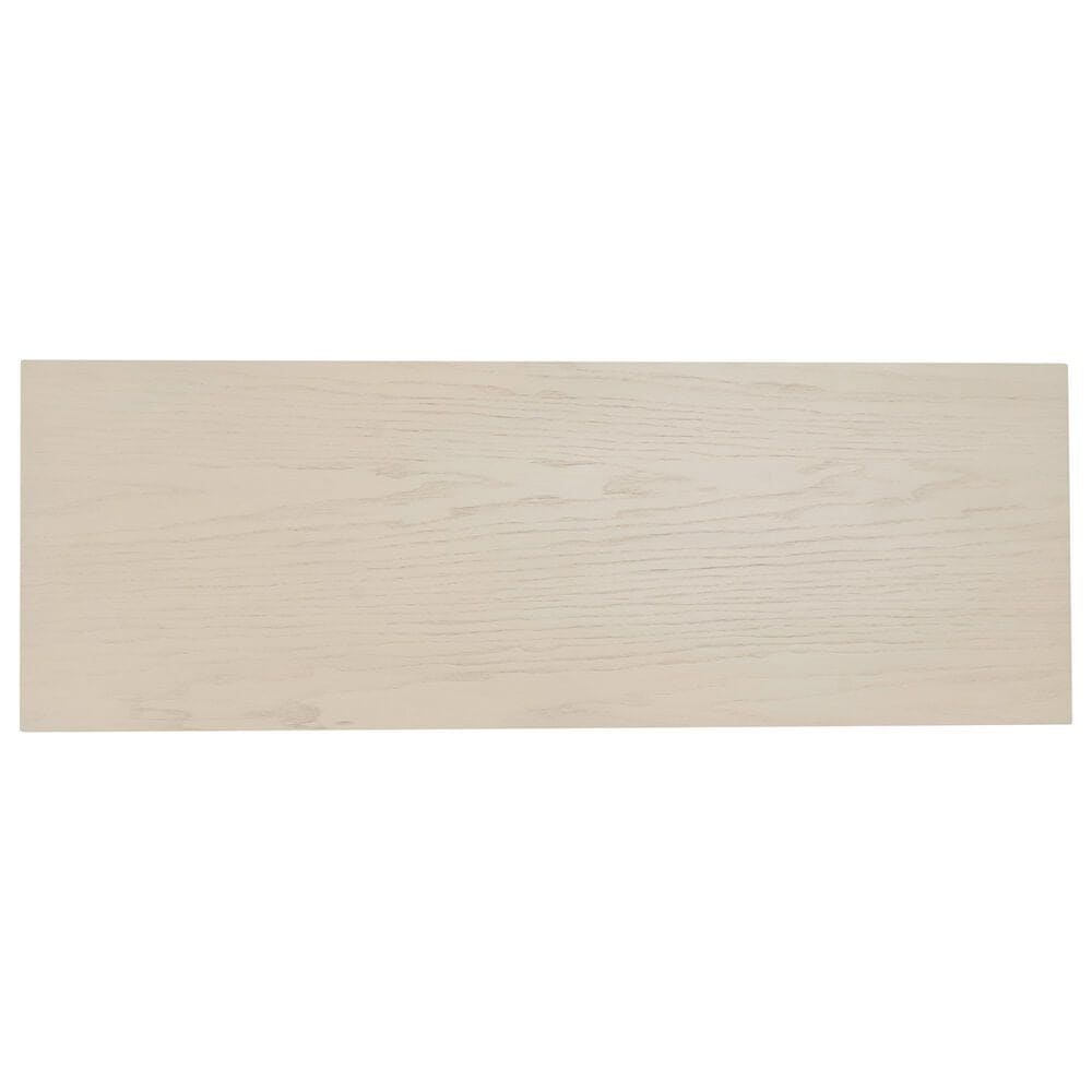 Linon Home Decor Willow Dining Bench in Smokey White and Dark Grey, , large