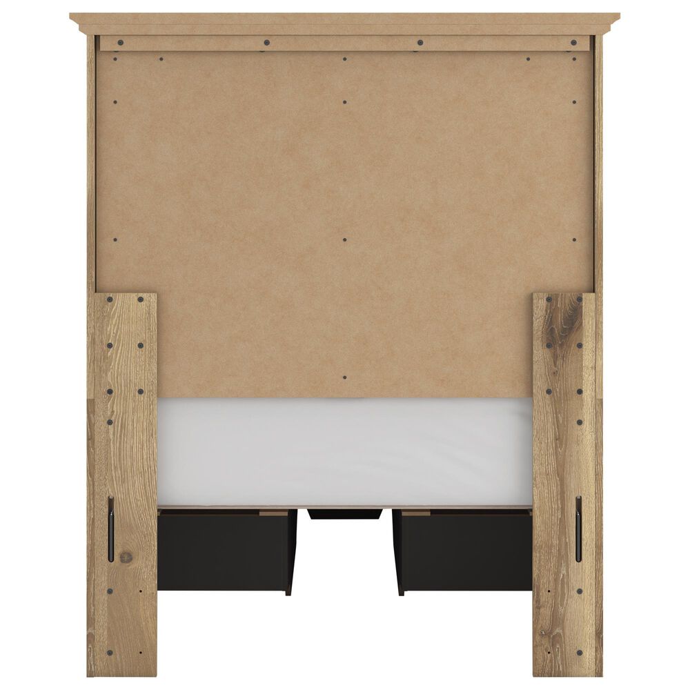 Ashley Makidern Twin Storage Bed with Five Drawers in Tan, , large