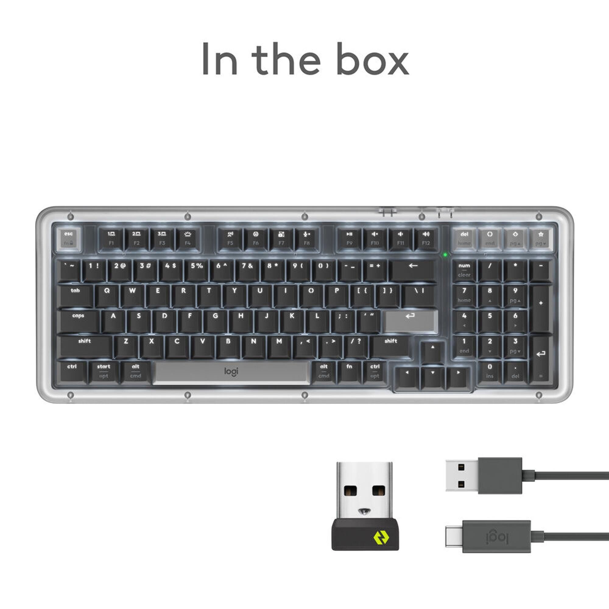 Logitech Alto Keys K98M Wireless Mechanical Keyboard in Graphite