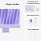 Apple 24-Inch iMac All-in-One Desktop - Apple M4 chip - 10-core CPU - 16GB RAM - 10-core GPU - 256GB SSD in Purple with 3-Year AppleCare+, , large