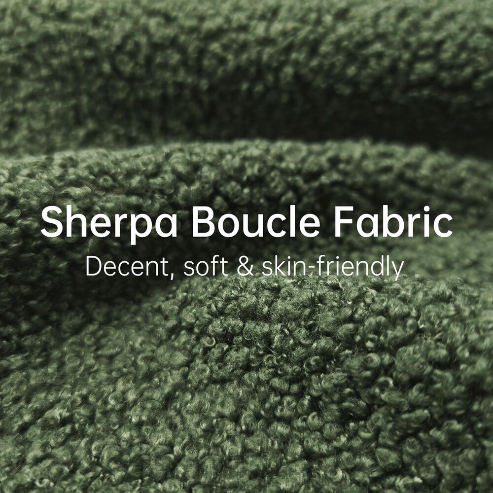Morden Fort Cloud Boucle Stationary Sofa in Green, , large