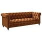 Jennifer Taylor Home Alto Stationary Sofa in Burnt Orange Velvet, , large