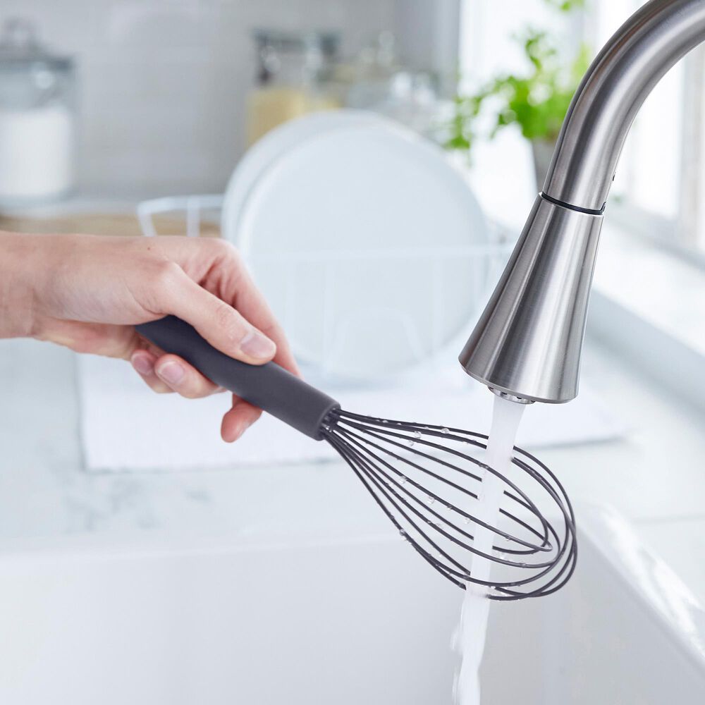 Green Pan Platinum Silicone Whisk in Charcoal Grey, , large