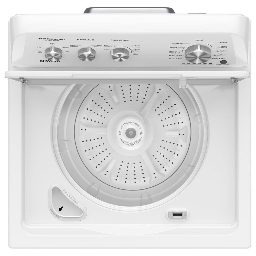 MAYTAG 3.8 Cu. Ft. Top Load Washer and 7 Cu. Ft. Top Load Electric Dryer in White, , large