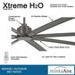 Minka-Aire Xtreme H2O 84" Indoor/Outdoor Ceiling Fan in Smoked Iron, , large