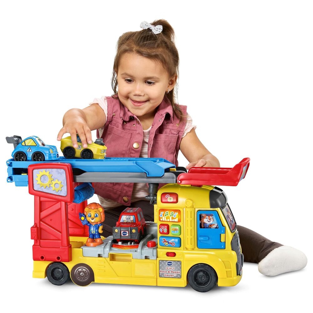 Vtech 3-in-1 Race and Repair Hauler, , large