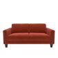 37B Loveseat in Burnt Orange Velvet, , large