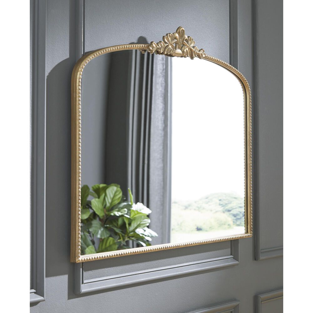 Ashley Tellora Accent Mirror in Gold, , large