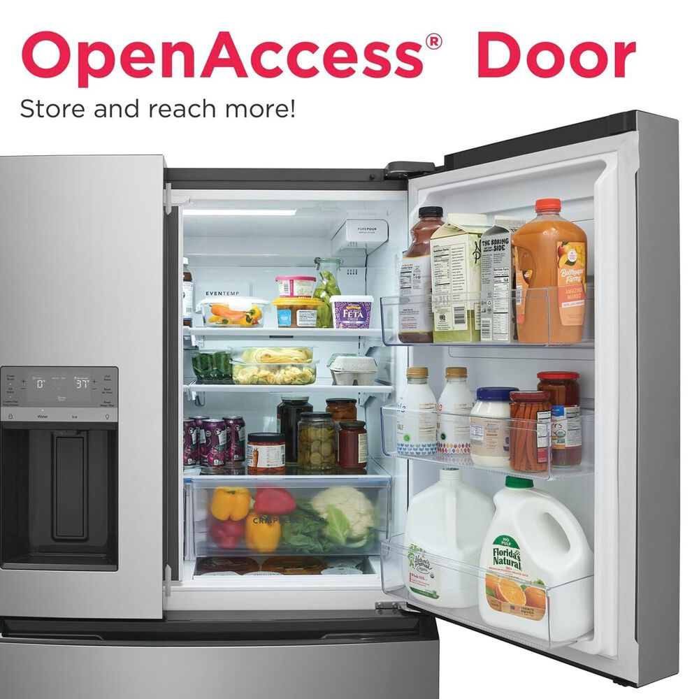 Frigidaire 26.3 Cu. Ft. 4-Door French Door Refrigerator in Fingerprint Resistant Stainless Steel, , large