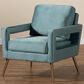 Baxton Studio Leland Arm Chair in Light Blue, , large