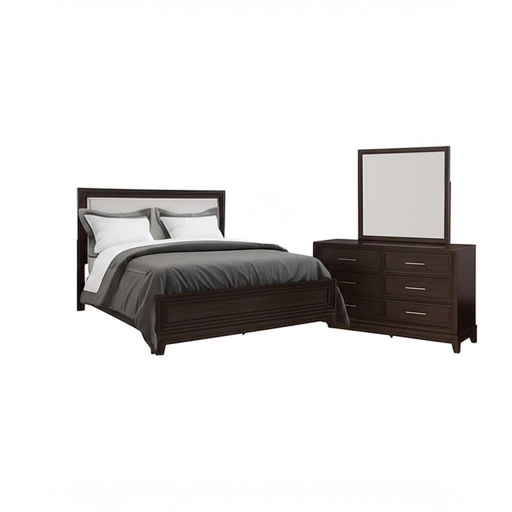 Ashley Neymorton 3-Piece Queen Bedroom Set in Dark Grayish Brown, , large