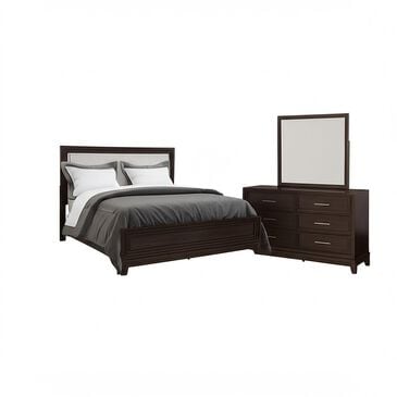 Ashley Neymorton 3-Piece Queen Bedroom Set in Dark Grayish Brown, , large