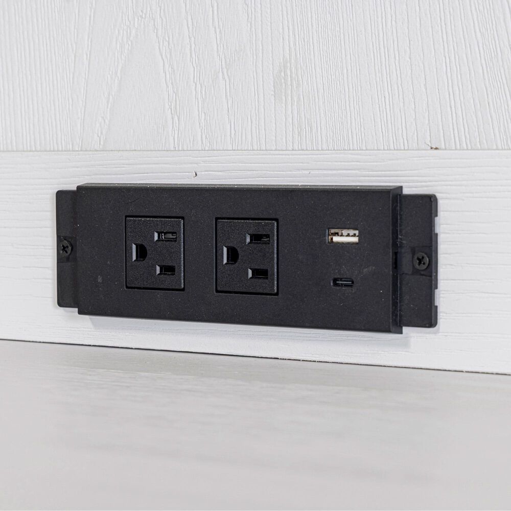 Riva Ridge Norah Modular Office Desk in Simply White, , large