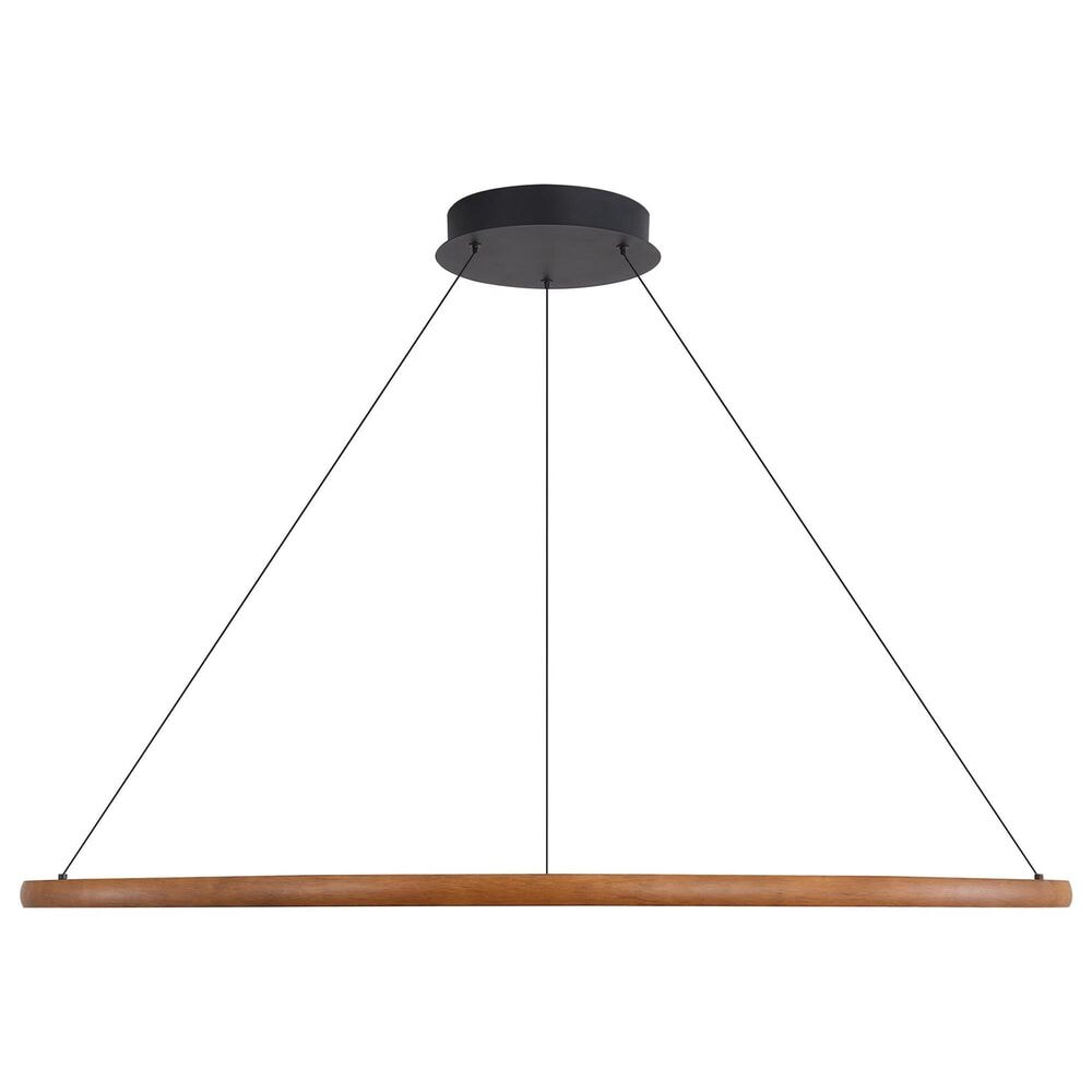 Golden Lighting Veritas 47&quot; 1-Light Chandelier in Driftwood, , large