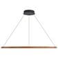 Golden Lighting Veritas 47" 1-Light Chandelier in Driftwood, , large