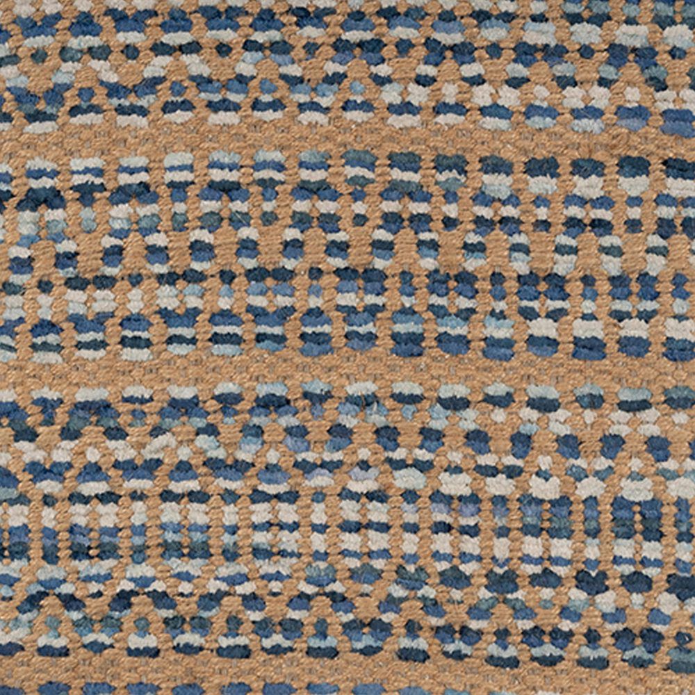 L&amp;R Resources Natural Fiber Southwestern Blue 9' x 12' Area Rug, , large