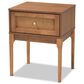 Baxton Studio Ramiel 1-Drawer Nightstand in Ash Walnut, , large