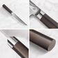 Cangshan Haku Fine-Edge Steak Knife with Walnut Box in Dark Brown and Silver (Set of 4), , large