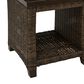 Ashley Monterey Point Square End Table in Dark Brown, , large