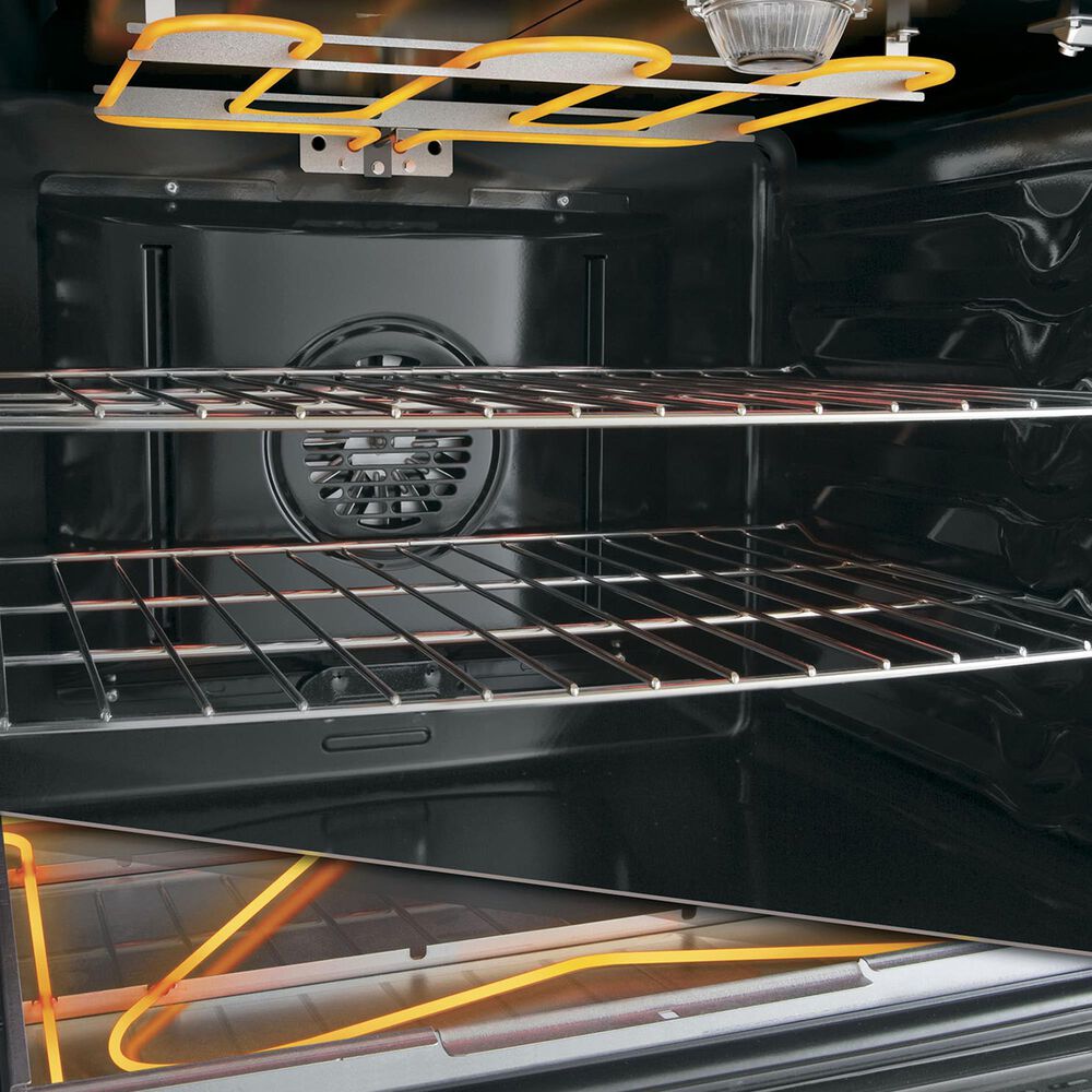 GE Profile 30" Smart Built-in Twin Flex Convection Wall Oven in Stainless Steel, , large