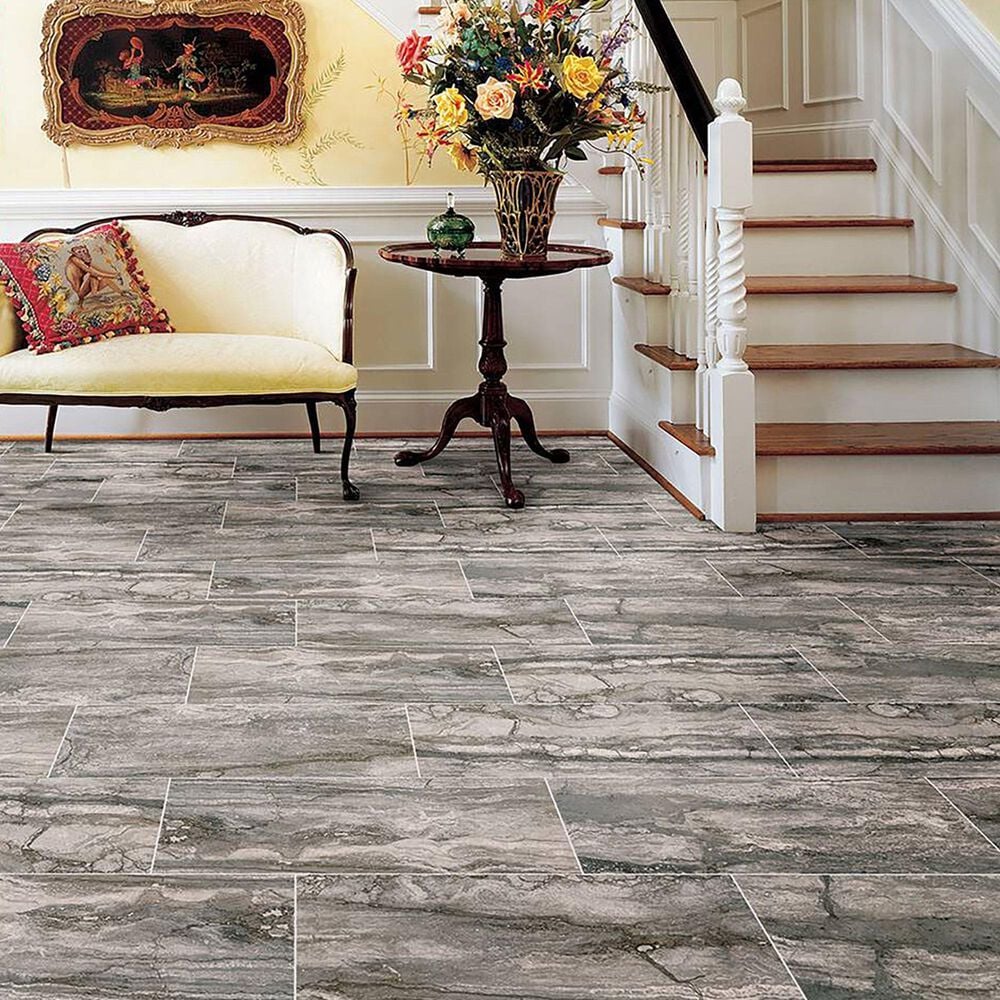 MS International Bernini Carbone 12&quot; x 24&quot; Matte Porcelain Tile, , large