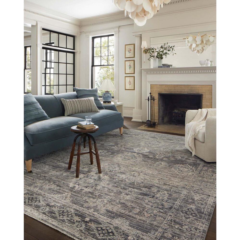 Loloi Katherine 7&#39;10&quot; x 10&#39; Graphite and Jade Area Rug, , large