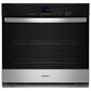 Whirlpool 30" Single Self-Cleaning Wall Oven in Stainless Steel, , large