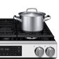 Samsung Bespoke 6.0 Cu. Ft. Smart Slide-In Gas Range with True Convection in White Glass, , large