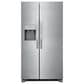 Frigidaire 4 Piece Kitchen Package with 25.6 Cu. Ft. Standard Depth Side-by-Side Refrigerator, 5.3 Cu. Ft. Electric Range with Steam Clean, 1.8 Cu. Ft. OTR Microwave, and 24" Built-In Dishwasher with DishSense and MaxDry in Stainless Steel, , large