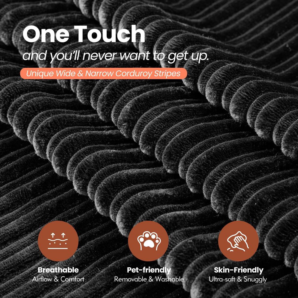 HOMLUX 80" Convertible Modular Sofa Bed in Black, , large