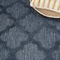 Nourison Easy Care 4" x 6" Navy Blue Indoor/Outdoor Area Rug, , large