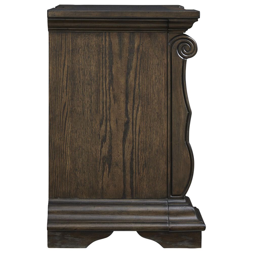 Millenium Maylee 2-Drawer Nightstand in Dark Brown, , large