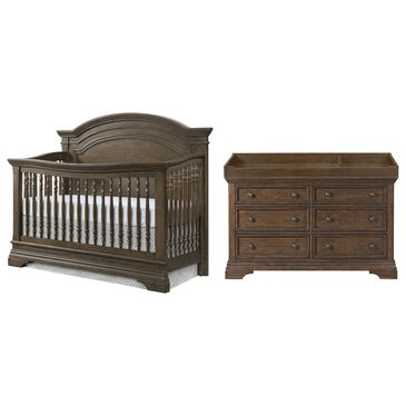 Eastern Shore Olivia 3 Piece Nursery Set in Rosewood, , large