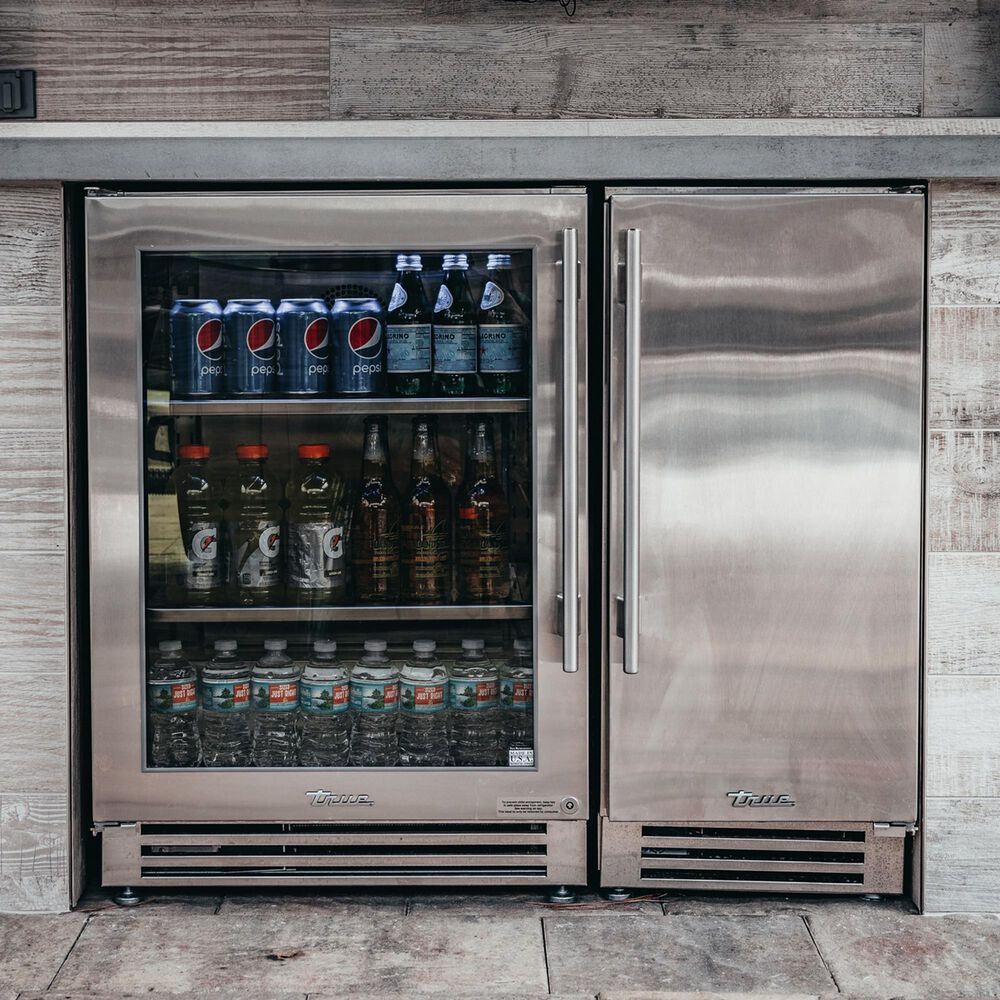 True Residential 28 Cu. Ft. Clear Ice Maker with Right Hinge in Stainless Steel, , large