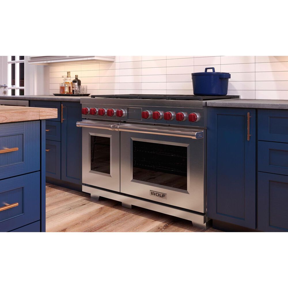 Wolf 48&quot; Dual Fuel Range in Stainless Steel DF48850/S/P/LP, , large