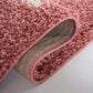 Safavieh Venus Shag VNS604U 5"3" x 7"6" Pink and Ivory Area Rug, , large